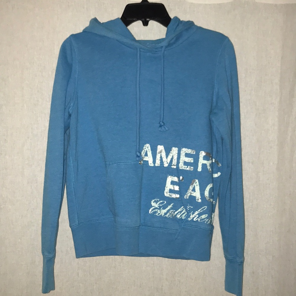 American Eagle blue hoodie